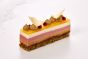 Pistacie/hindbær kage 2,5x10cm (EU organic)