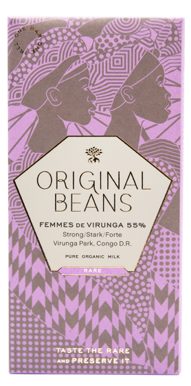 Femmes de Virunga 55% (EU organic) 70g.