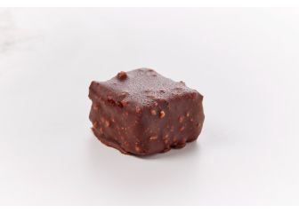 Chokolade/valnødde kage 3x3cm (EU organic)